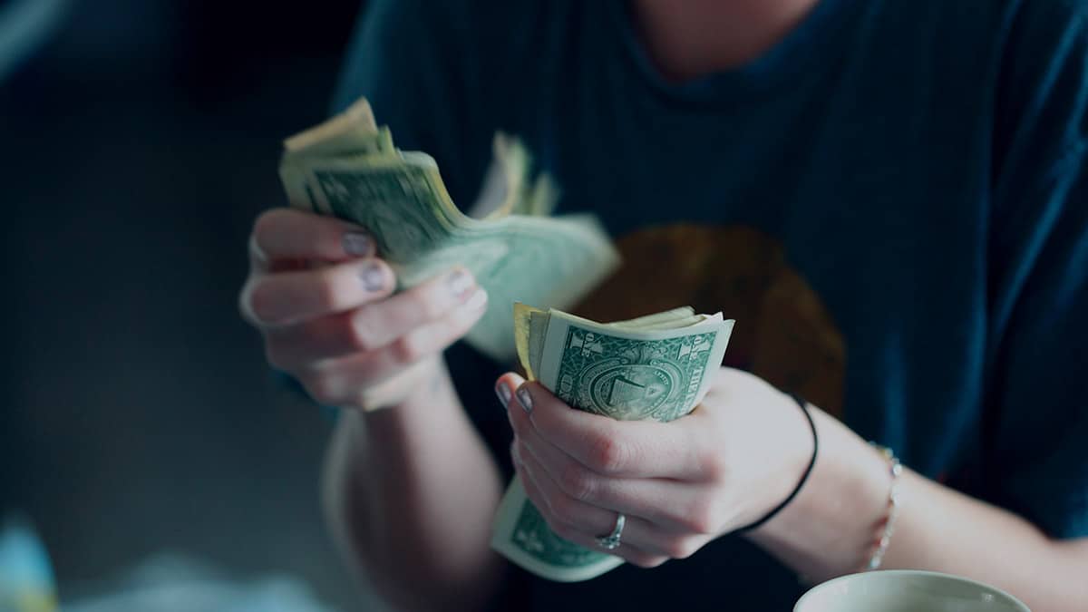 counting money