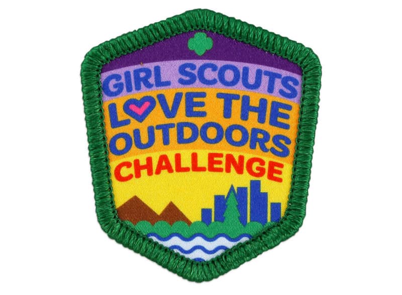 Girl Scouts Love the Outdoors Challenge patch